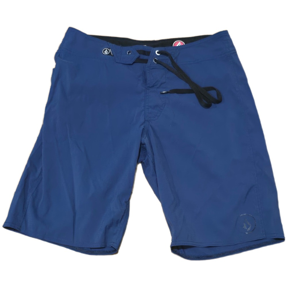 Volcom Mens Board Shorts Blue Pure Function Swim Trunks Size 30 Casual‎ Surfer